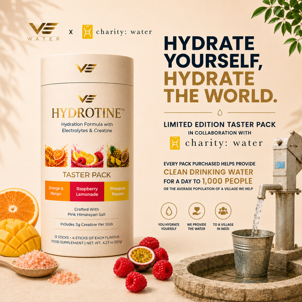 Hydrotine Taster Pack x Charity Water