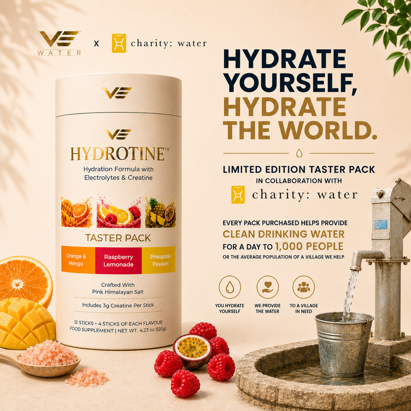 Hydrotine Taster Pack x Charity Water